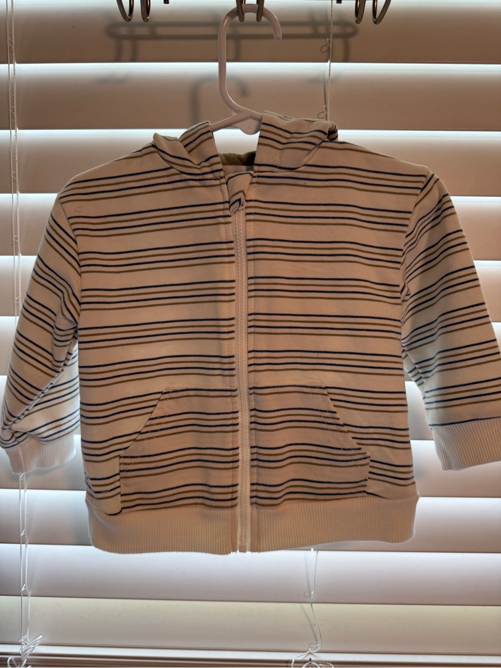 RZ by Rachel Zoe Striped Zip Hoodie Baby 18M